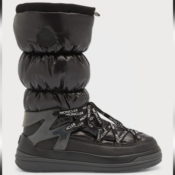 MONCLER Insolux Nylon High Winter Snow Boots MSRP $820 - Picture 1 of 15